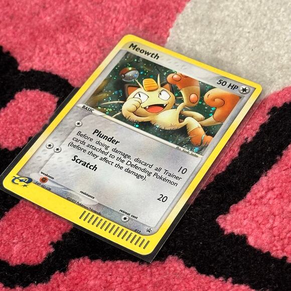 Meowth #13 – Pokémon TCG Promo (E-Reader) – As Pictured - Picture 2 of 7